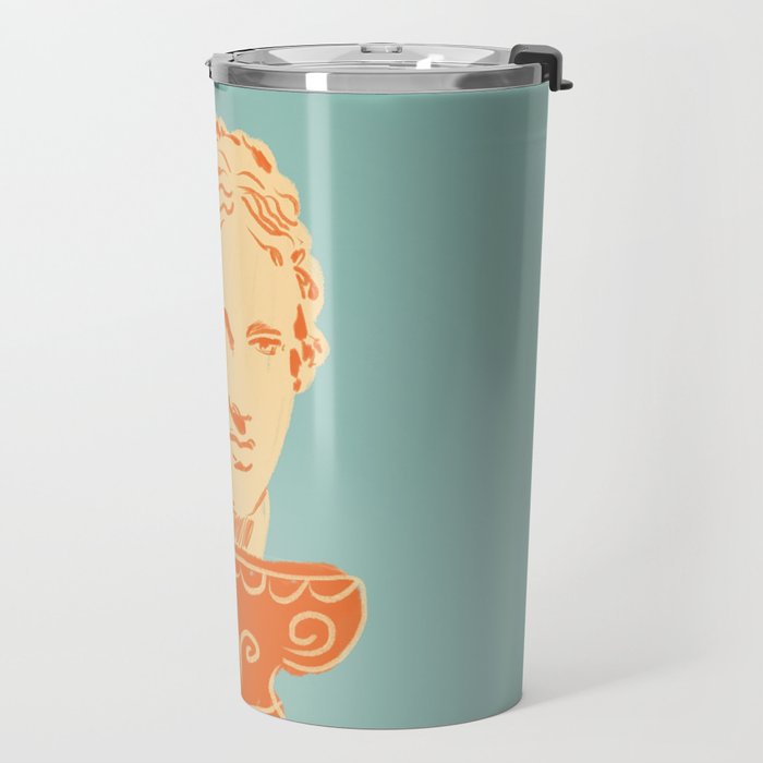 Head on pedestal Travel Mug Gallery Image 2
