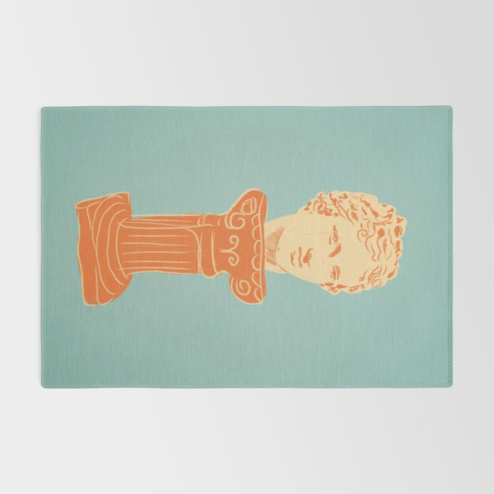 Head on pedestal Rug Gallery Image 2