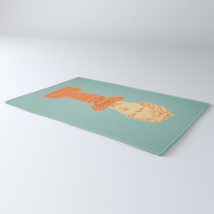 Head on pedestal Rug Gallery Image 3