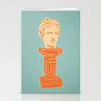 Head on pedestal Stationery Card Gallery Image 2