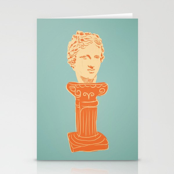 Head on pedestal Stationery Card Gallery Image 2