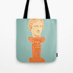Head on pedestal Tote Bag Gallery Image 1