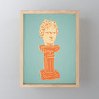 Head on pedestal Mini Art Print Gallery Image 1