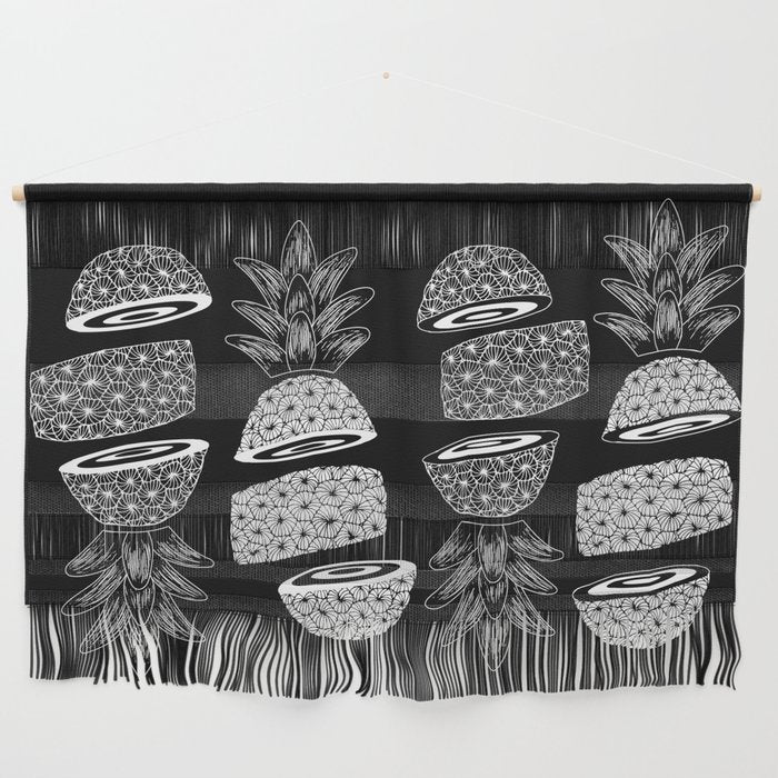 Pineapples (Dark/Sliced) Wall Hanging Gallery Image 1