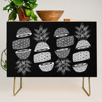 Pineapples (Dark/Sliced) Credenza Gallery Image 1