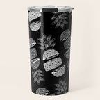 Pineapples (Dark/Sliced) Travel Mug Gallery Image 1