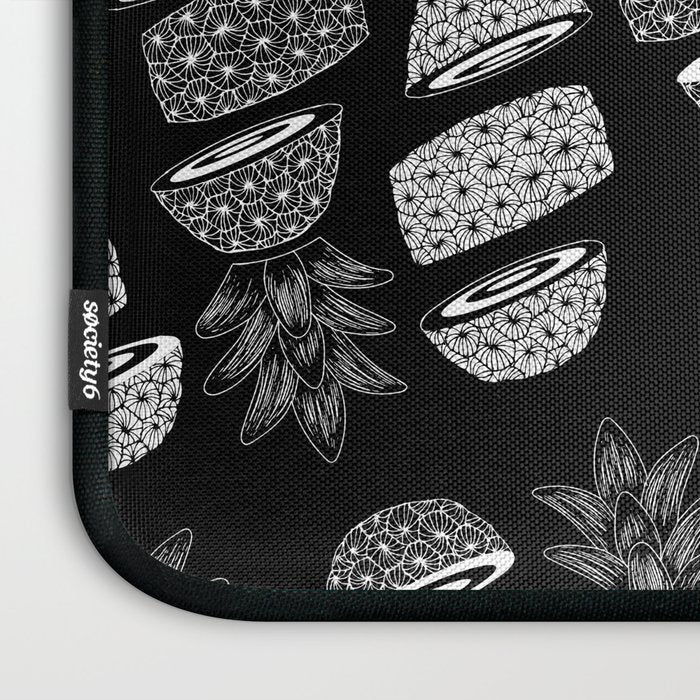 Pineapples (Dark/Sliced) Laptop Sleeve Gallery Image 3