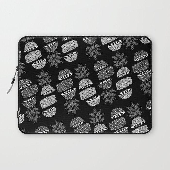 Pineapples (Dark/Sliced) Laptop Sleeve Gallery Image 1