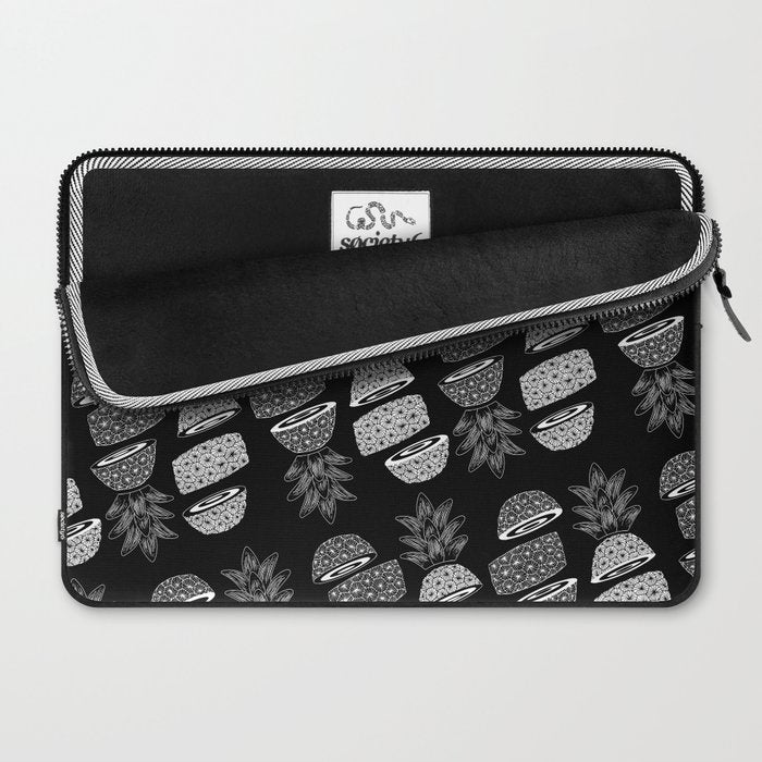 Pineapples (Dark/Sliced) Laptop Sleeve Gallery Image 2