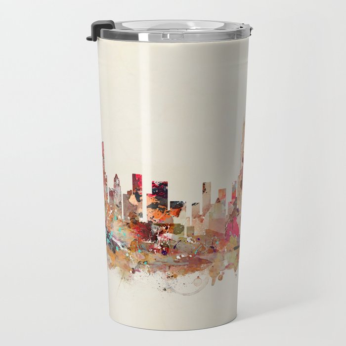 Chicago Illinois skyline Travel Mug Gallery Image 3