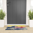 The Great Wave Of  Cat Welcome Mat Gallery Image 3