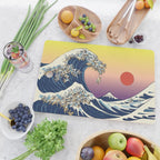 The Great Wave Of  Cat Cutting Board Gallery Image 2
