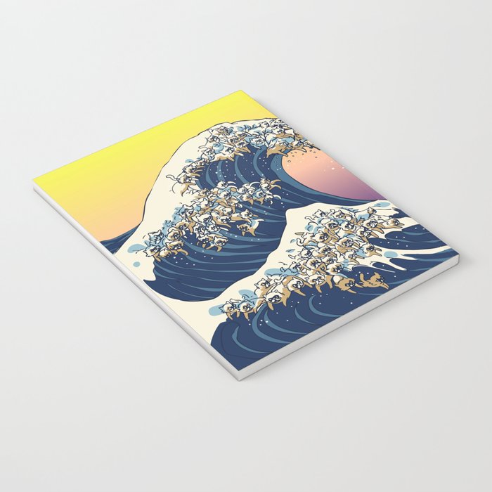 The Great Wave Of  Cat Notebook Gallery Image 3