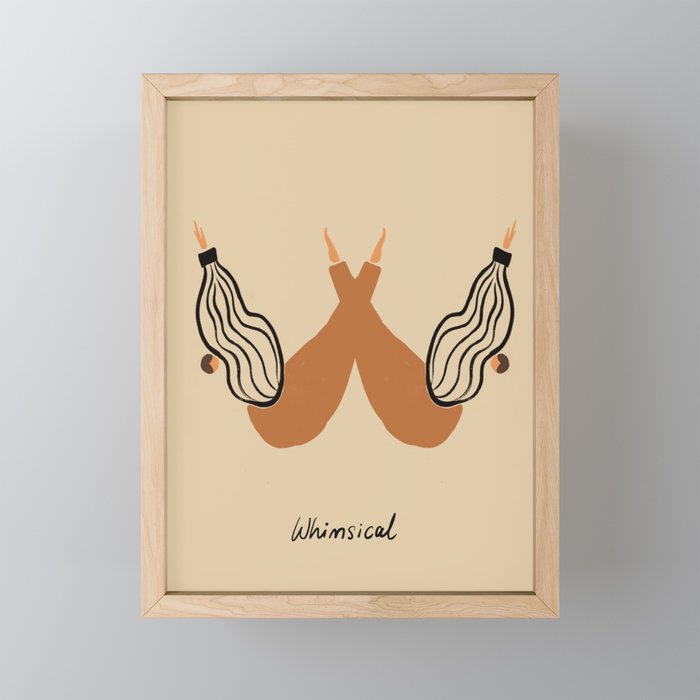 W for Whimsical Mini Art Print Gallery Image 1