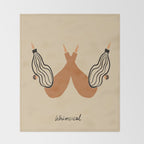 W for Whimsical Throw Blanket Gallery Image 2