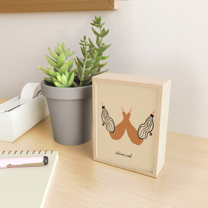 W for Whimsical Mini Art Print Gallery Image 2