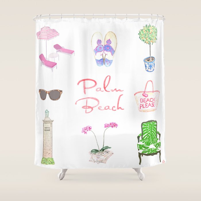 PALM BEACH Shower Curtain Gallery Image 1