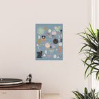 Lunar Pattern: Blue Moon Poster Gallery Image 2
