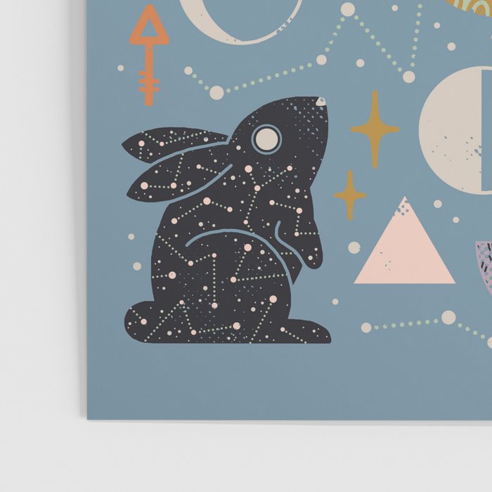 Lunar Pattern: Blue Moon Poster Gallery Image 3