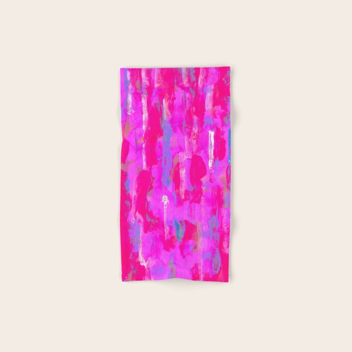 Vibrant Pink Bath Towel Gallery Image 1