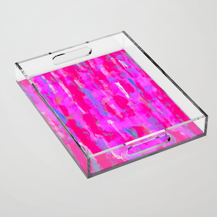 Vibrant Pink Acrylic Tray Gallery Image 1