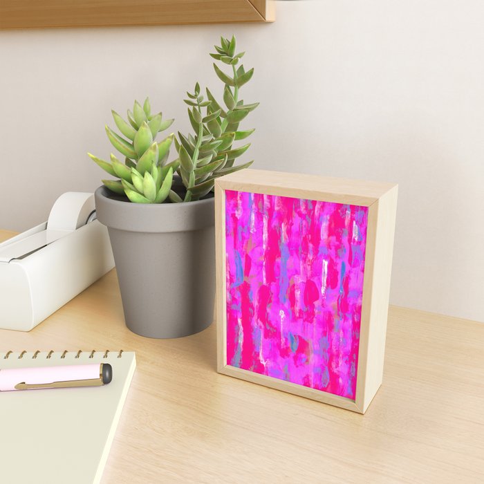 Vibrant Pink Mini Art Print Gallery Image 2