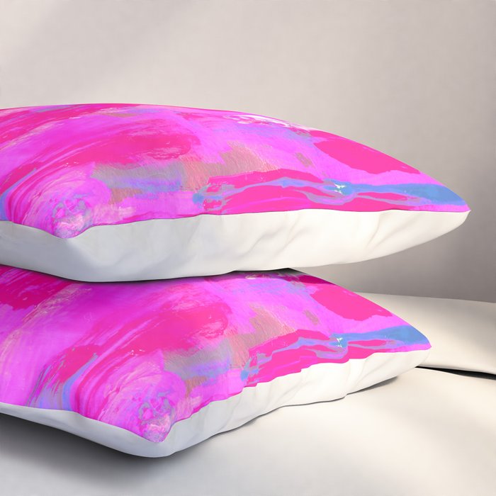 Vibrant Pink Pillow Sham Gallery Image 3