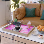 Vibrant Pink Serving Tray Gallery Image 2