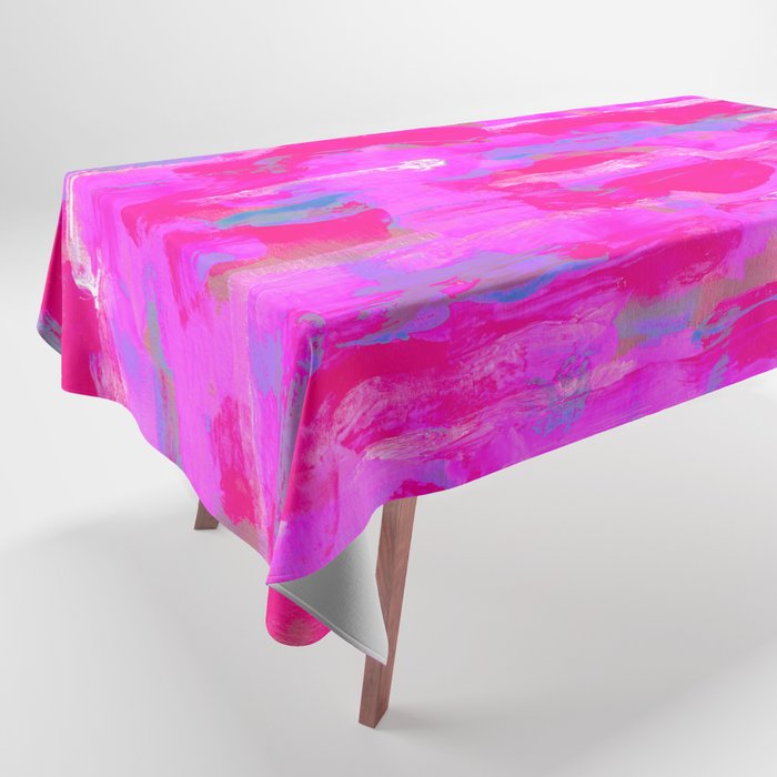 Vibrant Pink Tablecloth Gallery Image 1