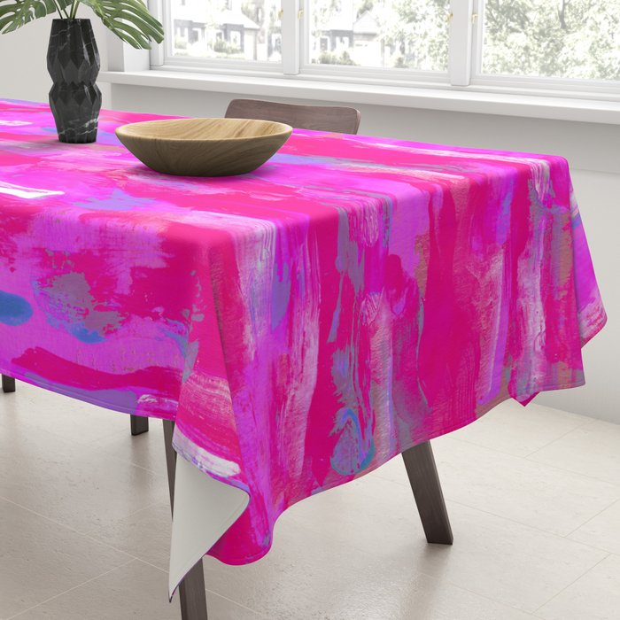 Vibrant Pink Tablecloth Gallery Image 3