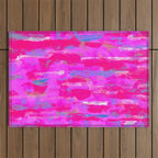 Vibrant Pink Outdoor Rug Gallery Image 1