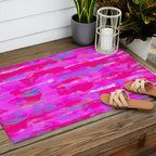Vibrant Pink Outdoor Rug Gallery Image 2