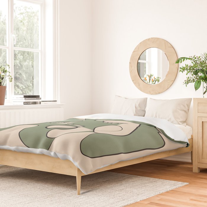 Abstract Faces 7 Duvet Cover Gallery Image 2