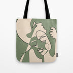 Abstract Faces 7 Tote Bag Gallery Image 1