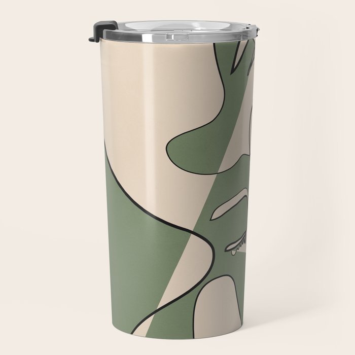 Abstract Faces 7 Travel Mug Gallery Image 3