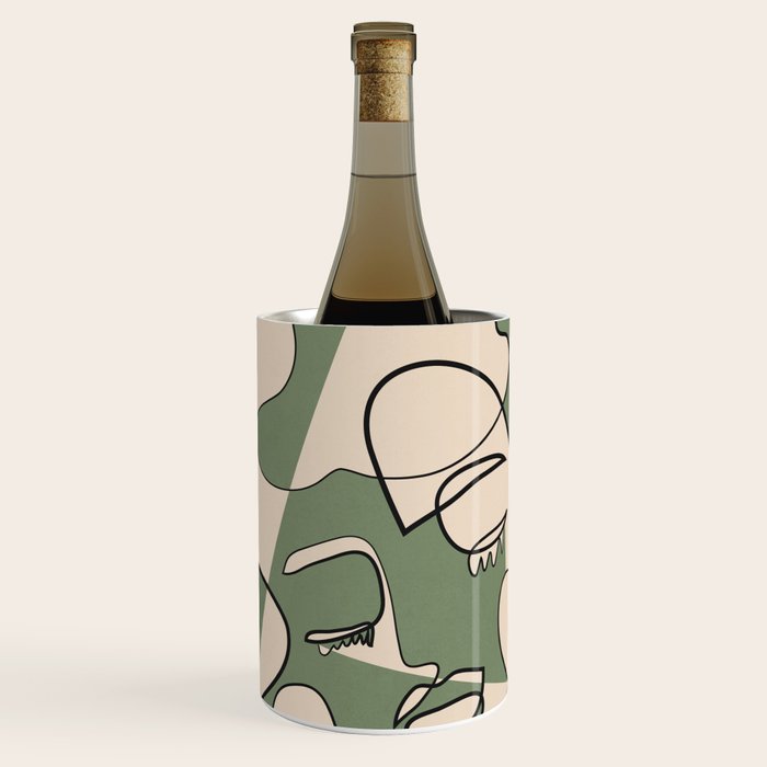 Abstract Faces 7 Wine Chiller Gallery Image 1