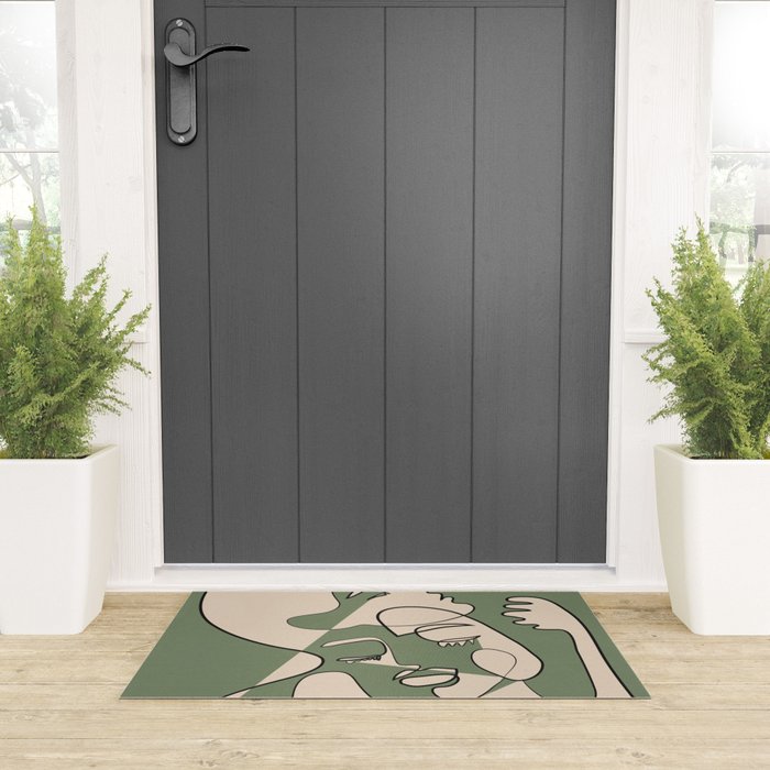 Abstract Faces 7 Welcome Mat Gallery Image 3