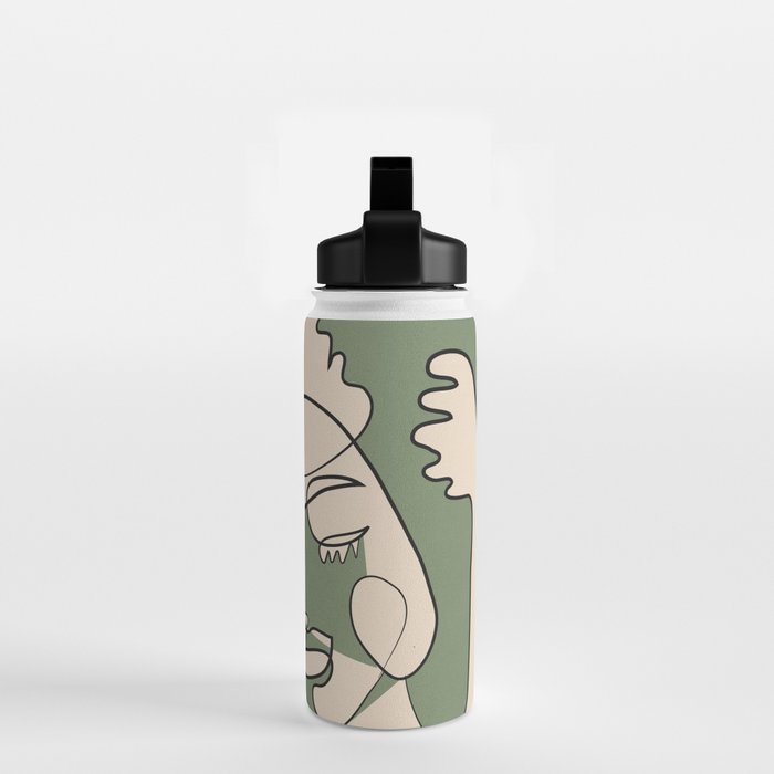 Abstract Faces 7 Water Bottle Gallery Image 2