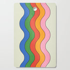 Retro Candy Waves Cutting Board Gallery Image 1