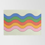 Retro Candy Waves Rug Gallery Image 2