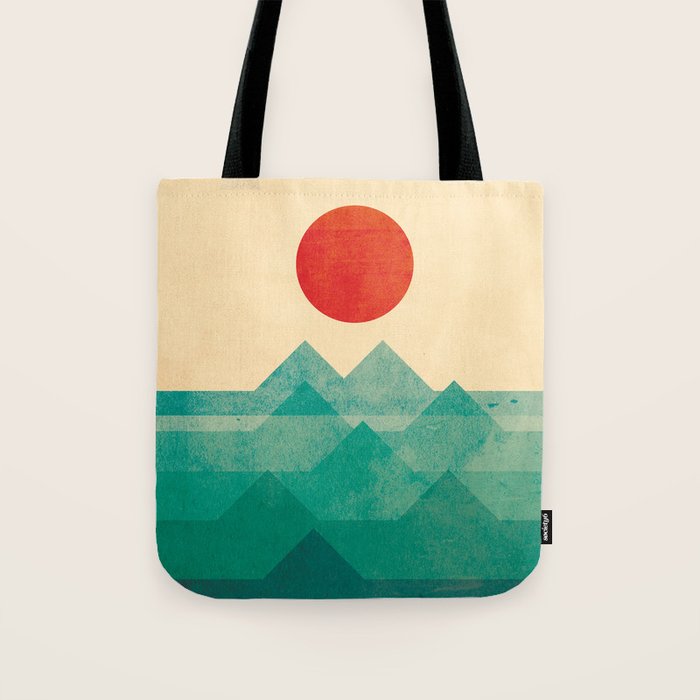 The ocean, the sea, the wave Tote Bag Gallery Image 1