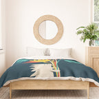 Hedgehog with flowers Duvet Cover Gallery Image 3