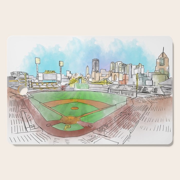 PNC Park Cutting Board Gallery Image 1