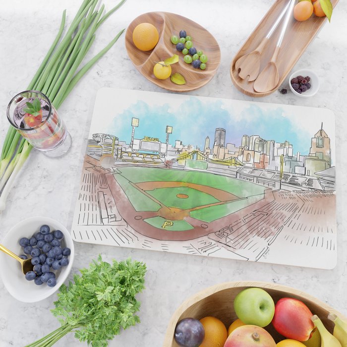PNC Park Cutting Board Gallery Image 2
