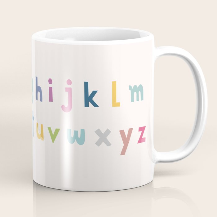 ABC alphabet art Coffee Mug Gallery Image 1