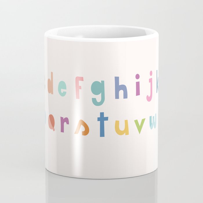 ABC alphabet art Coffee Mug Gallery Image 4