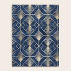 Art Deco Diamonds in Navy and Gold Notebook Gallery Image 4