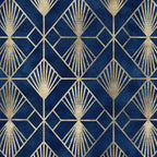 Art Deco Diamonds in Navy and Gold Coffee Mug Gallery Image 2