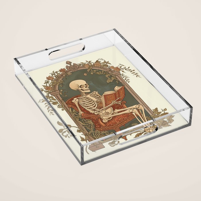 Hardcore Bookworm VI Acrylic Tray Gallery Image 1
