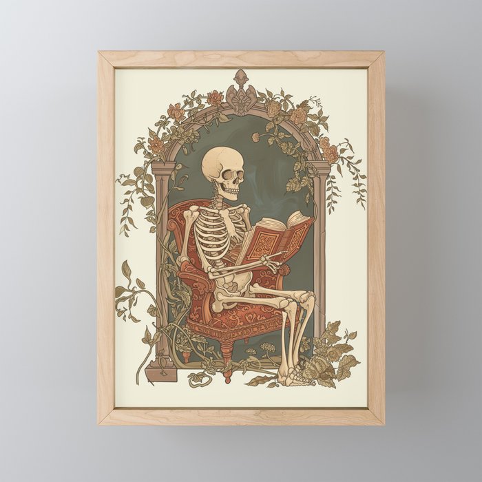 Hardcore Bookworm VI Mini Art Print Gallery Image 1